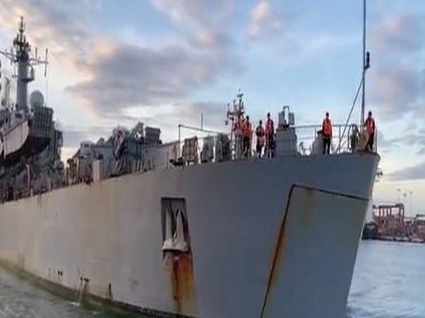 INS Airavat reaches Tuticorin with 198 stranded Indians from Maldives