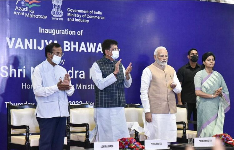 PM Modi inaugurates 'Vanijya Bhawan' and launches NIRYAT portal