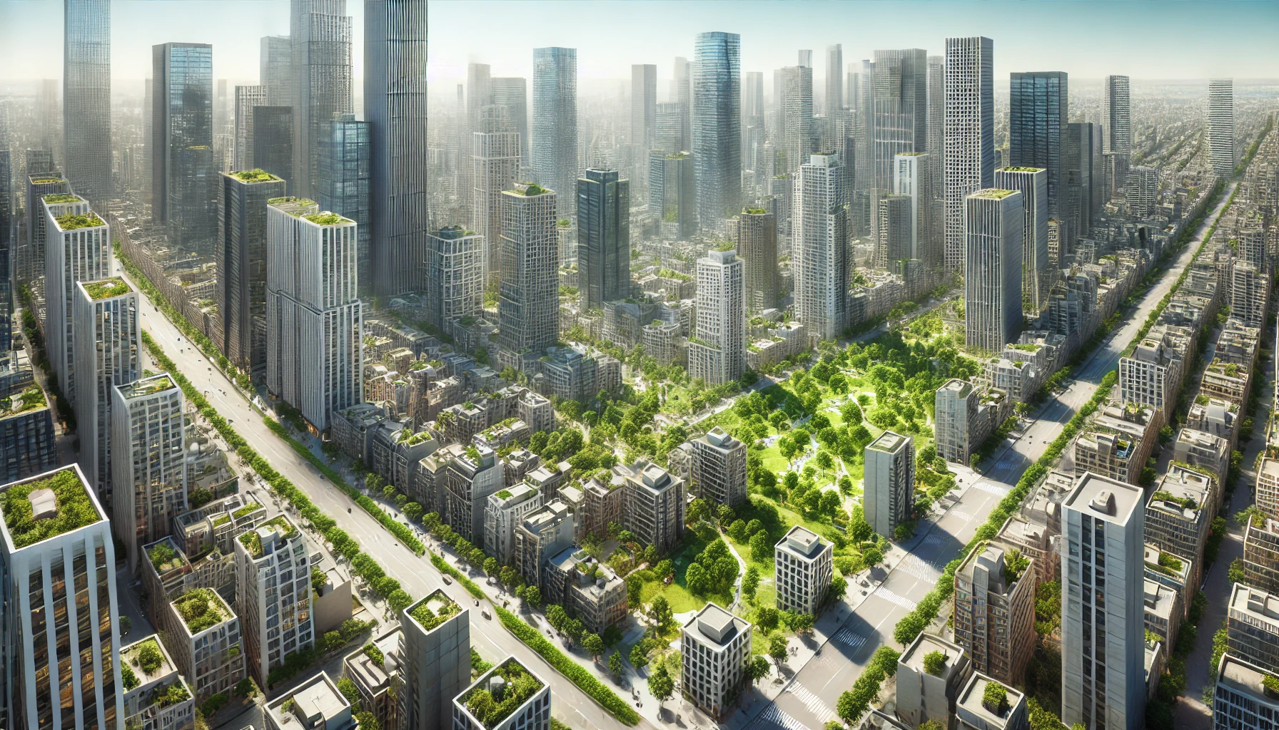 Transforming Urban Landscapes: How Tall Buildings and Strategic Green Space Placement Reduce City Temperatures