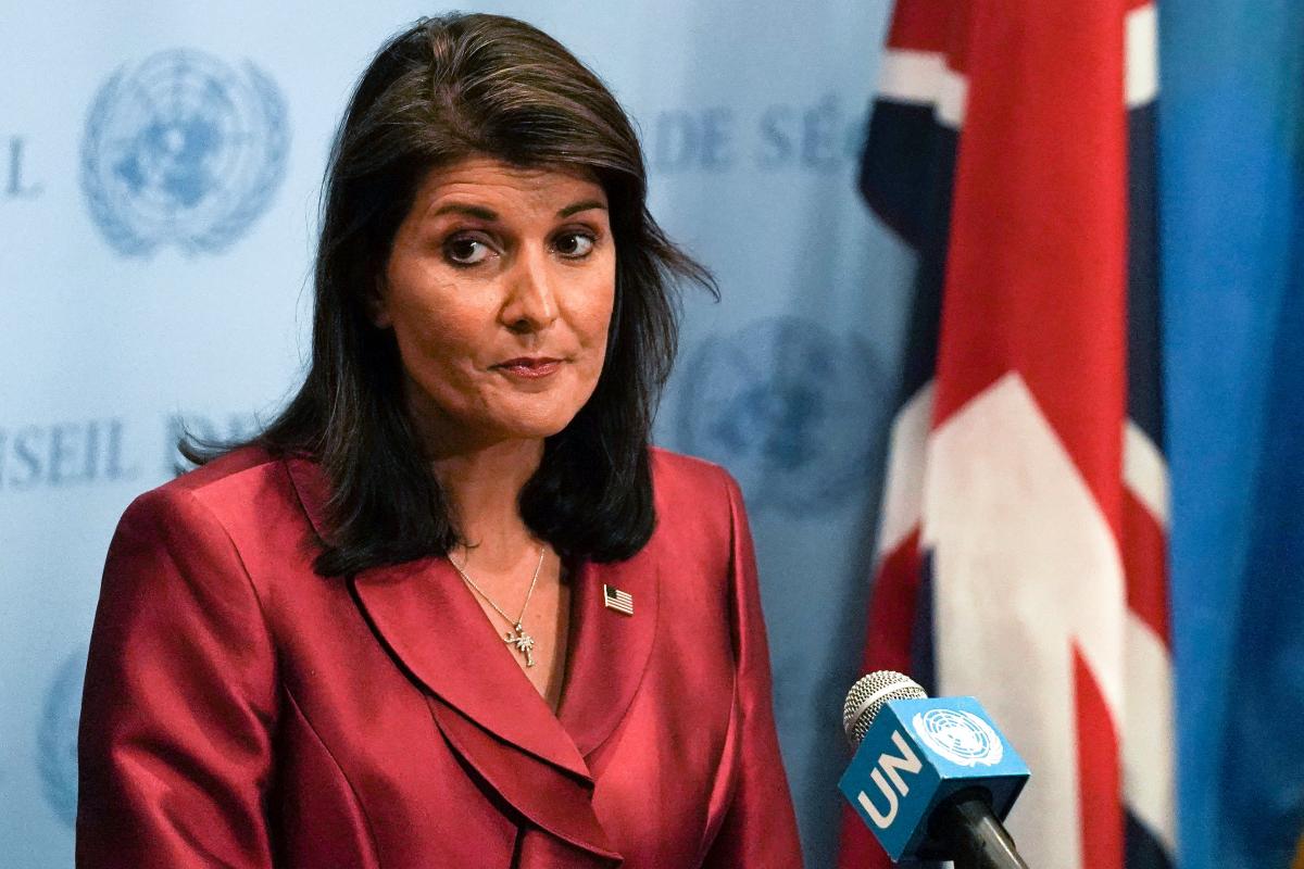 UPDATE 1-U.S. envoy Haley rejects Iran blame over parade attack
