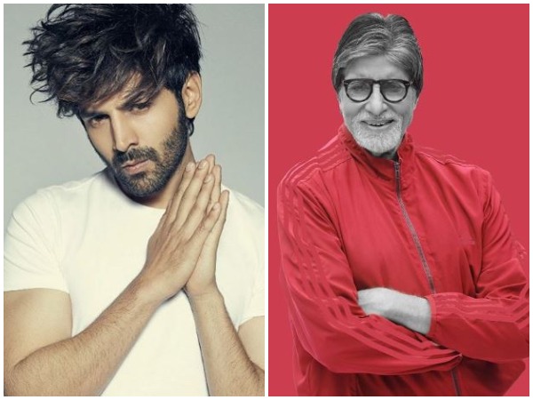 Kartik Aaryan's fan moment with Amitabh Bachchan!