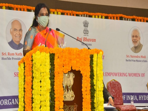 Telangana Governor refers to coronavirus crisis, lays stress on economic empowerment of women