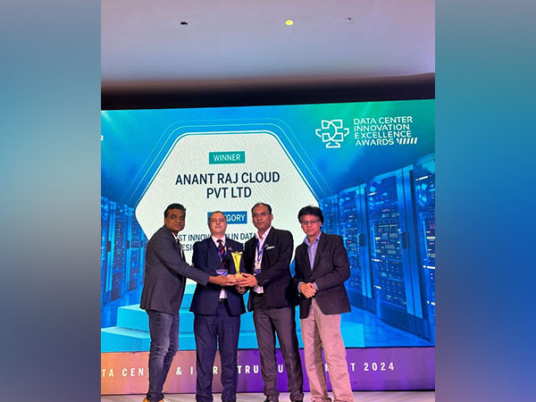 Anant Raj Cloud Wins 'Best Innovation in Data Center Design' Award