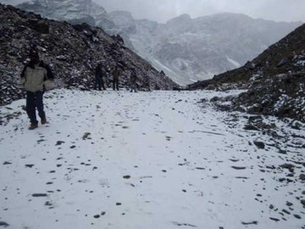 Sach Pass in Chamba covered in snow after receiving fresh snowfall