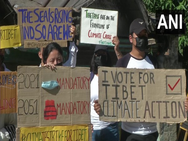 Tibetan activists, supporters join Global Climate Strike to raise awareness on Tibet's climate crisis