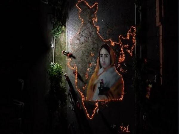 Madhya Pradesh: India's map made with 51,000 diyas, portrait of Goddess Ahilya Bai with rangoli 