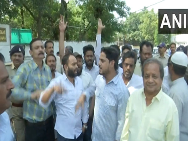 MP assembly polls: Congress workers protest outside Kamal Nath's residence in Bhopal demanding change in candidates