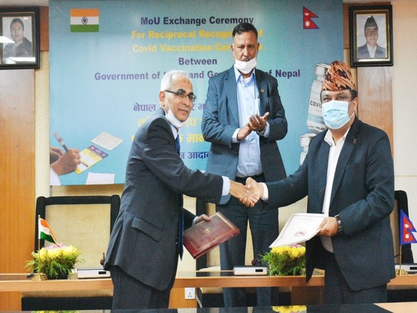 Nepal signs MoU for reciprocal recognition of COVID-19 vaccination certificate with India