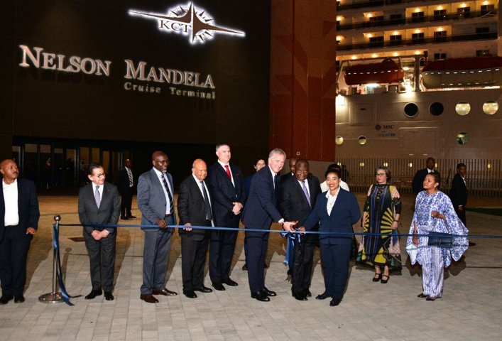 President praises newly launched Nelson Mandela MSC Cruise Terminal
