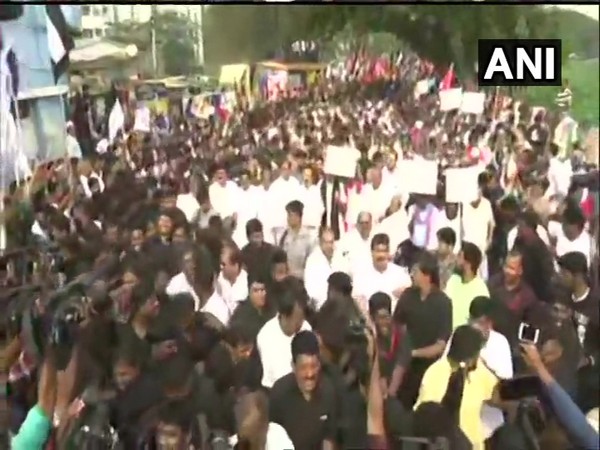 Chennai: Thousands march to protest against CAA in DMK rally