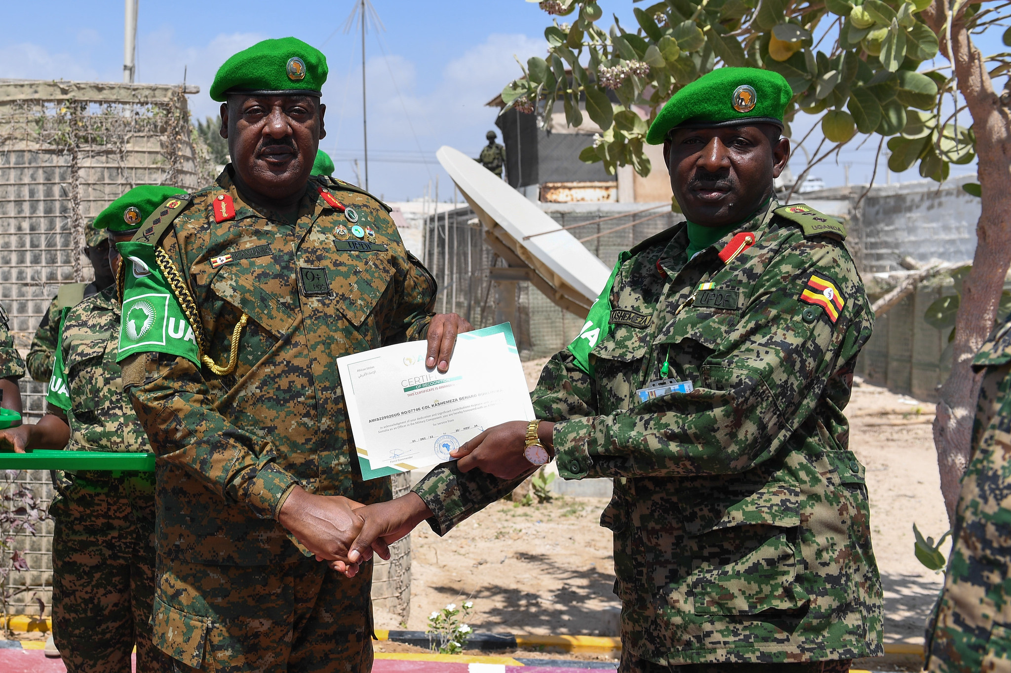 Ugandan Troops Honoured for Their Service in Somalia’s Peacekeeping Mission