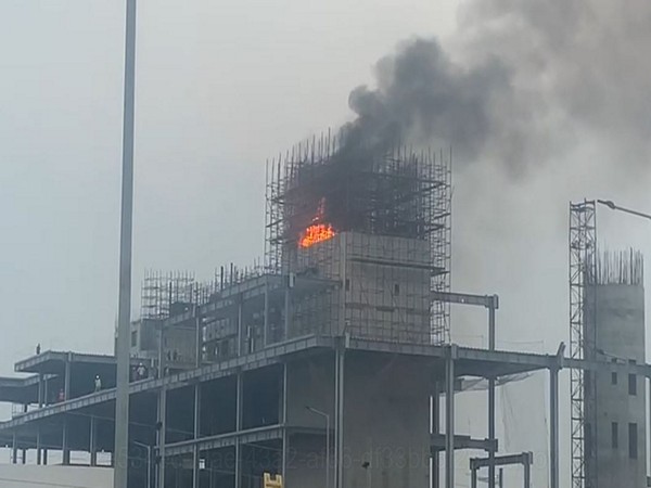 Blaze Erupts at Hyderabad's Shamshabad Airport Site