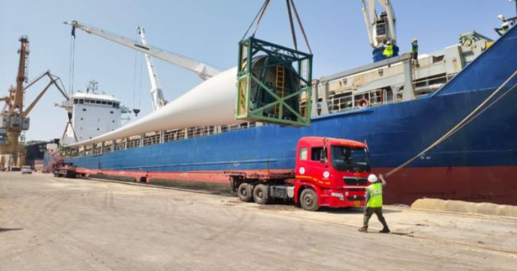 V.O. Chidambaranar Port handles longest Windmill blades
