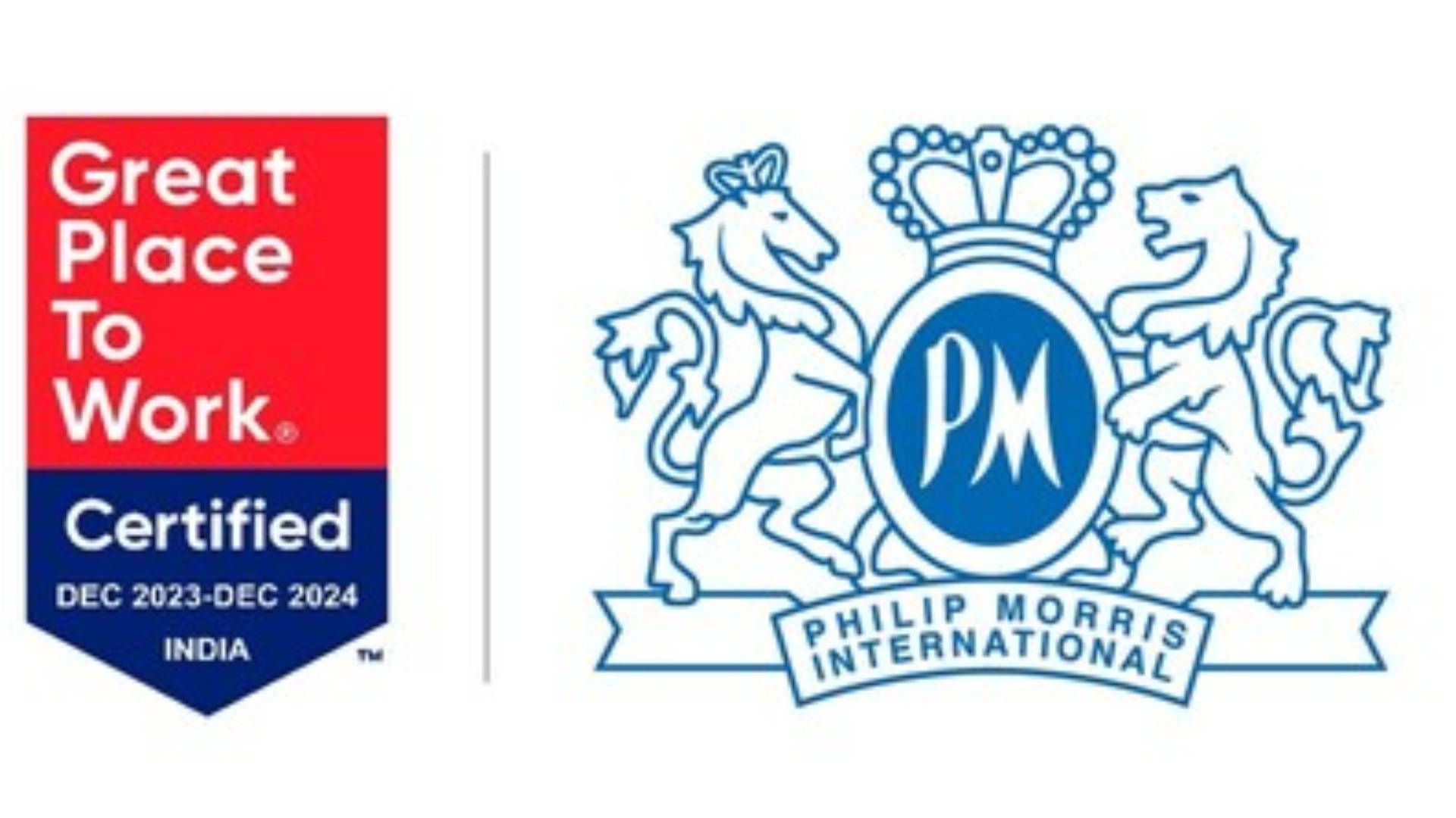 Philip Morris International's India Affiliate Certified as a Great Place to Work for the Third Consecutive Year