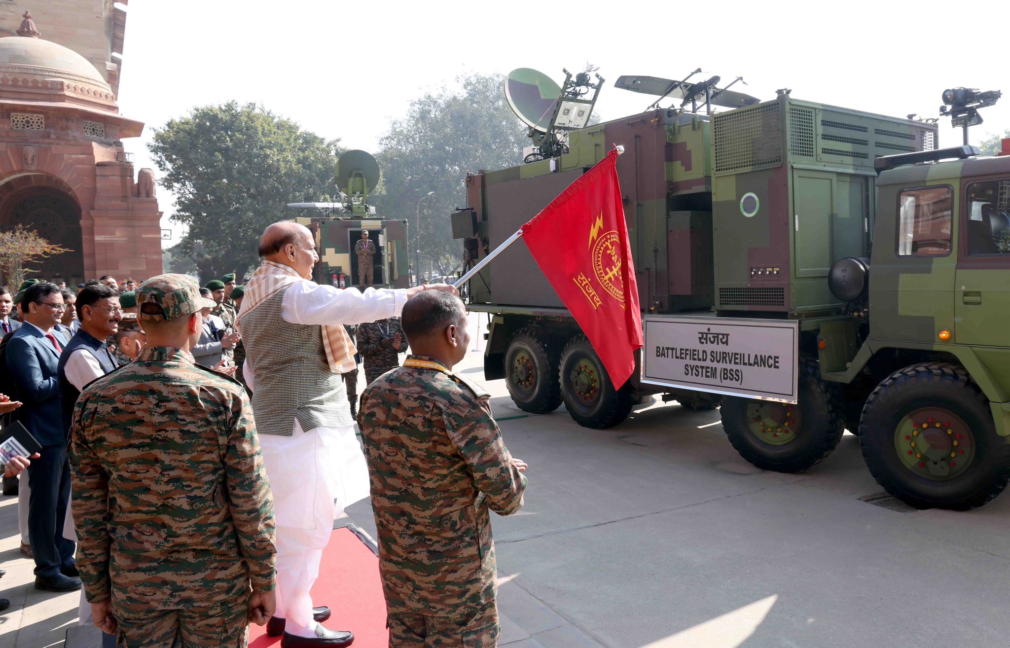 Rajnath Singh Launches ‘SANJAY - The Battlefield Surveillance System’ to Enhance Army's Operational Capabilities