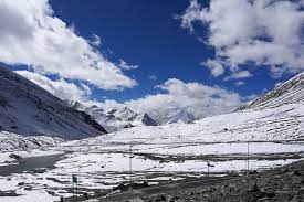 Shinku La Pass connecting HP's Lahaul valley to Zanskar in Ladakh reopens