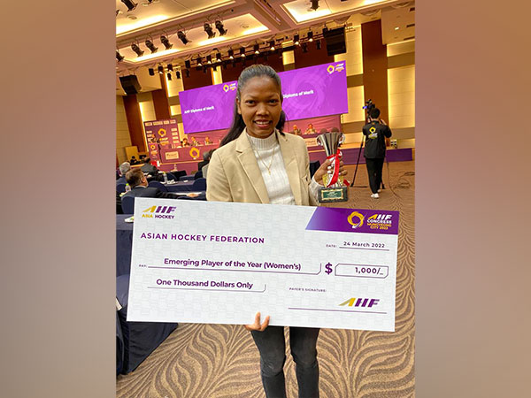 Salima Tete honoured with AHF Emerging Player of Year Award for 2022