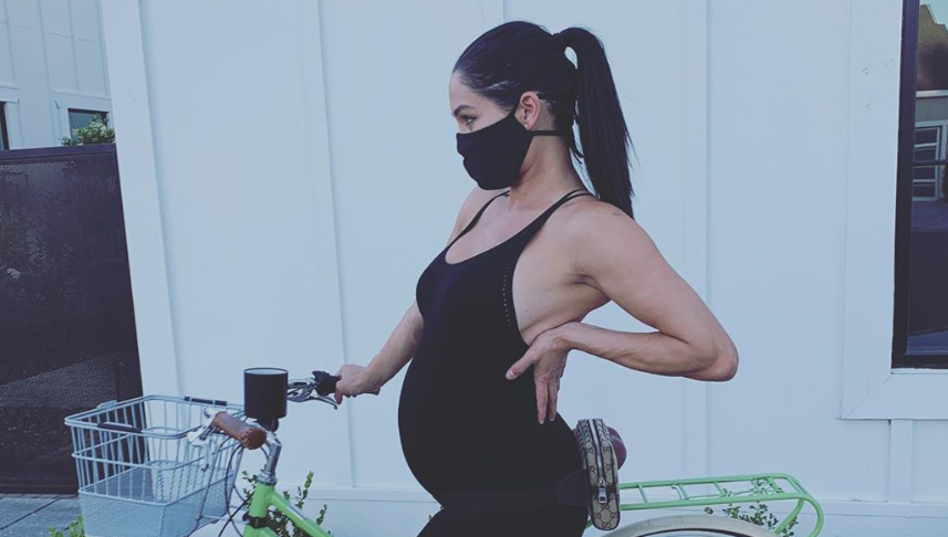 Nikki Bella shows her 24-week pregnant belly in recent TikTok video