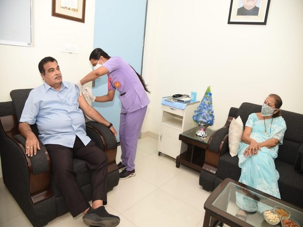 Nitin Gadkari receives second dose of COVID-19 vaccine at AIIMS Nagpur
