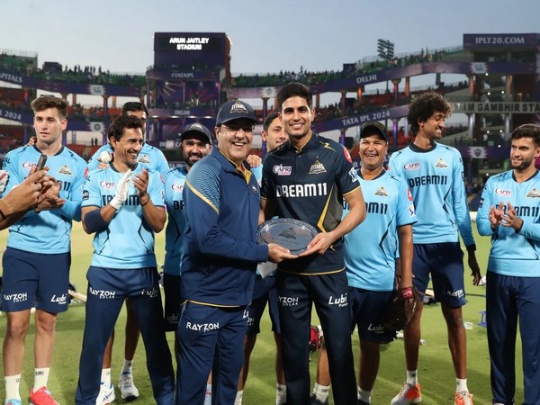 GT skipper Shubman Gill receives special memento on 100th IPL appearance