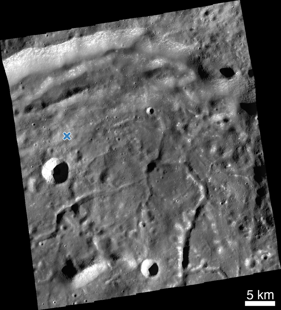 NASA spacecraft views Japan's lost HAKUTO-R Mission 1 lander’s location on the Moon