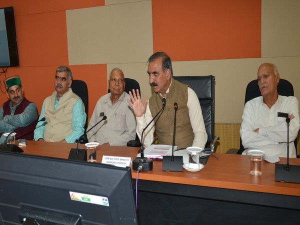 Himachal CM Sukhu takes review meetings of departments in Dharamshala