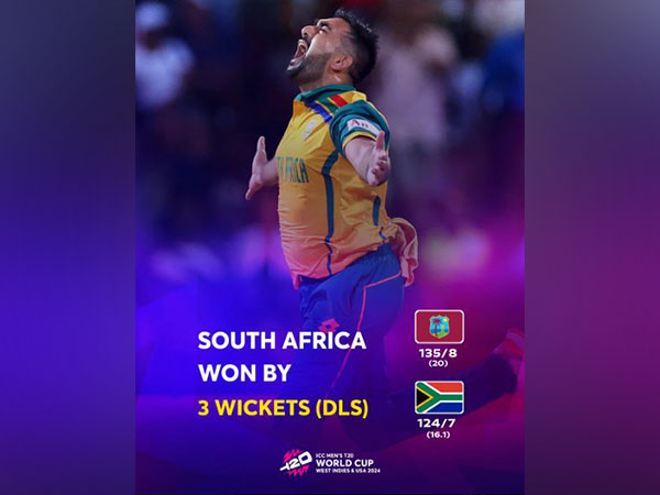 T20 WC: South Africa defy Chase's heroics, move to semis with three-wicket win over West Indies