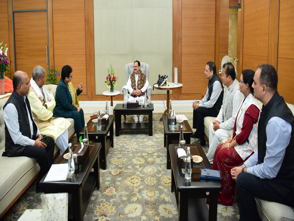 Nepal's ruling party leaders, JP Nadda discuss strengthening ties between India, Nepal 