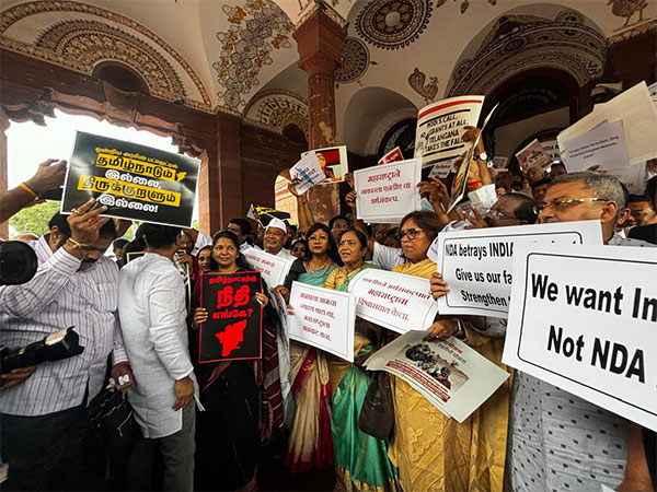 Opposition Protests 'Discriminatory' Union Budget 2024-25 in Parliament