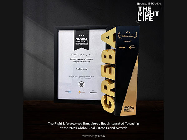 The Right Life Awarded Best Integrated Township at GREBA