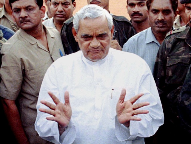 Former Late Prime minister Atal Bihari Vajpayee life-size portrait all set to be installed