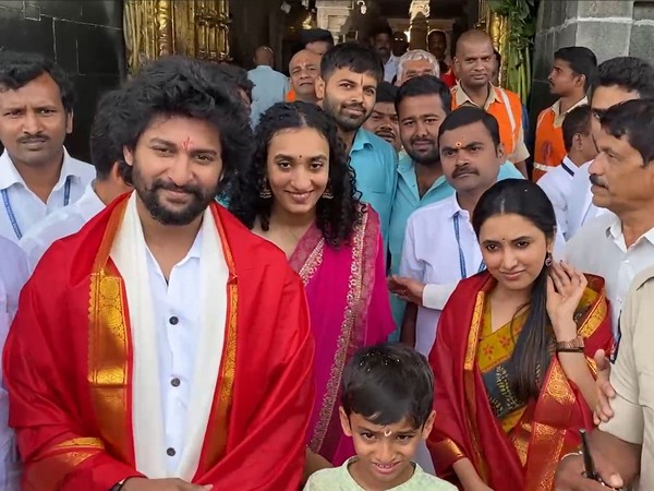 Nani Visits Tirupati Ahead of 'Saripodhaa Sanivaaram' Release