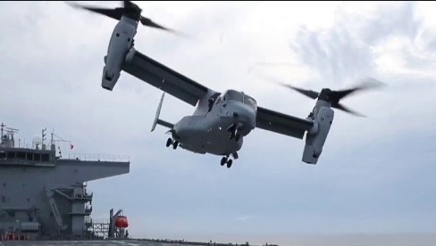 Japan refers US military pilot to prosecutors over Osprey crash