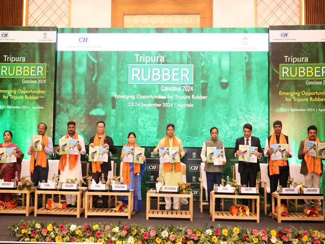 Tripura to Establish Second Rubber Park as CM Saha Highlights Industrial Growth