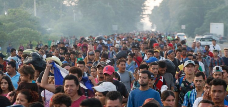 Caravan of CA migrants seeking asylum hopes arrive in Mexico City