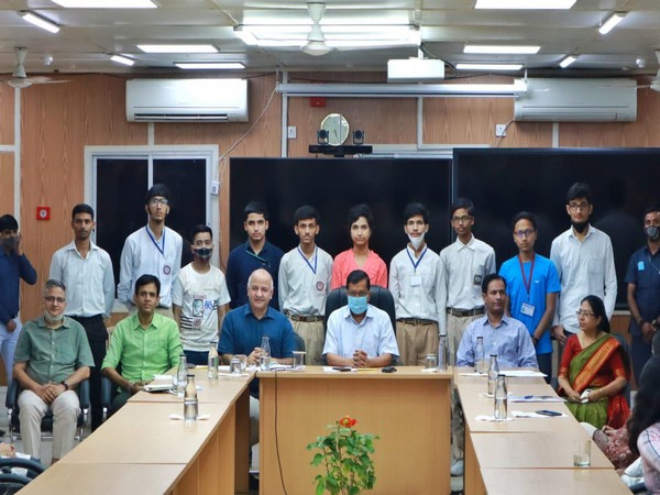 Kejriwal, Sisodia interact with students of Delhi govt schools who performed well in NEET-JEE 