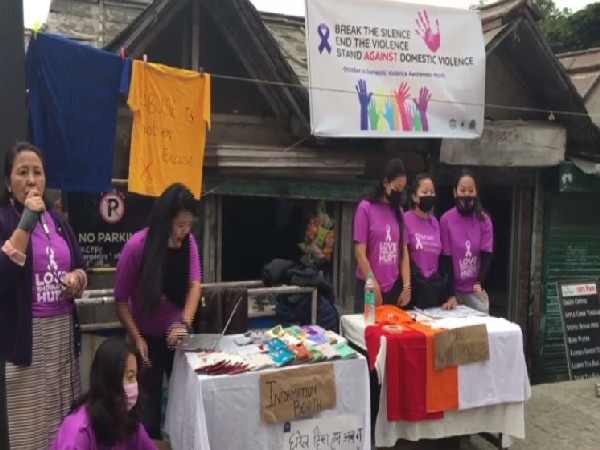 Tibetan women raise awareness about domestic violence, emphasise 'Abuse is not an excuse'