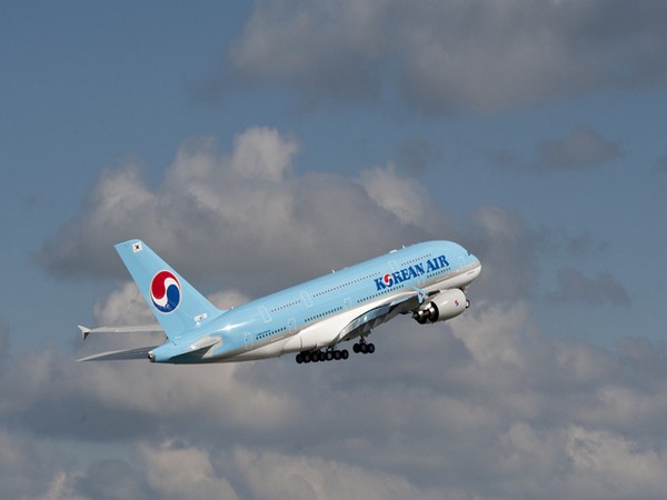 Korean Air flight overshoots runway at Cebu airport in Philippines