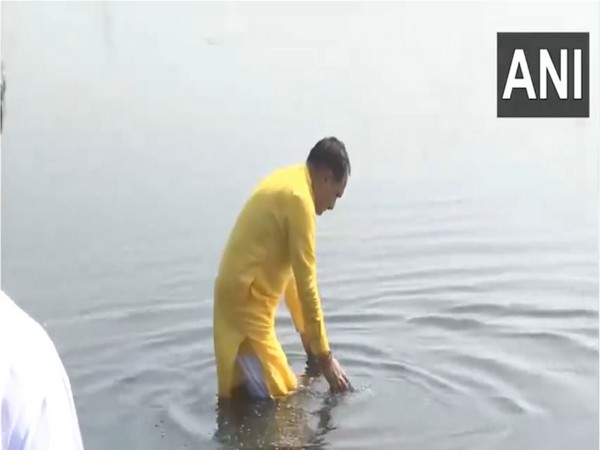 Delhi BJP President Takes Plunge to Expose Yamuna Pollution Controversy