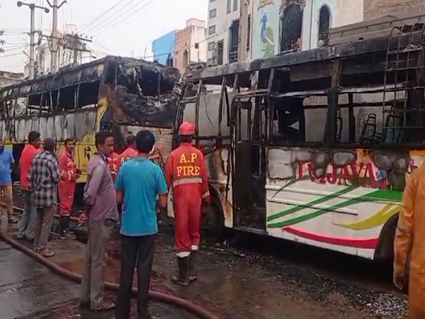 Swift Response Prevents Inferno in Vizianagaram Bus Fire