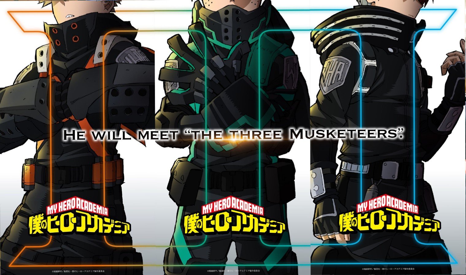 My Hero Academia releases surprising teaser for new movie, declaration of Three Musketeers