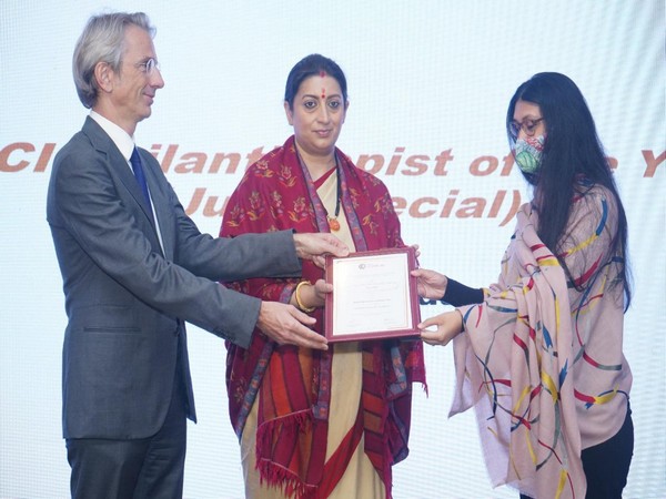 Smriti Irani inaugurates Indo-French Chamber of Commerce and Industry conclave, companies contributing to French Solidarity Mission recognised 