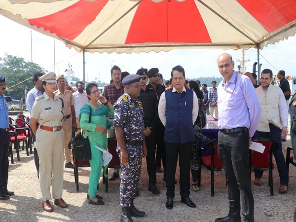 Union Minister Sonowal visits proposed site of Atlanta Bay Major Harbour in Andaman Nicobar islands