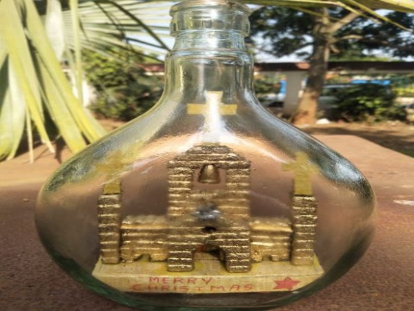 Odisha: Miniature artist creates church in a bottle