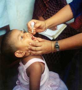 Number of polio-affected children drop by 99 percent since 1988: UNICEF