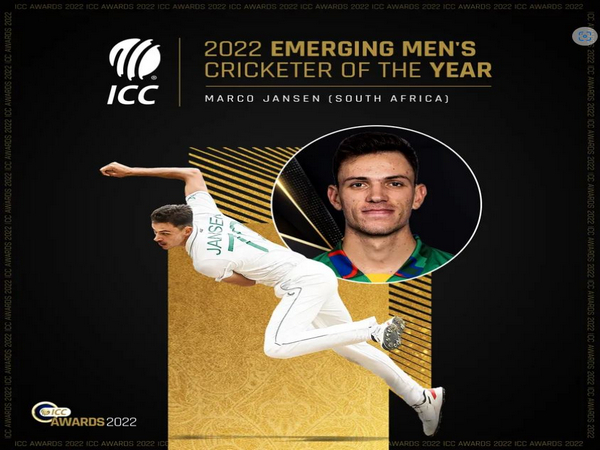 South Africa's Marco Jansen crowned as ICC Men's Emerging Cricketer of 2022