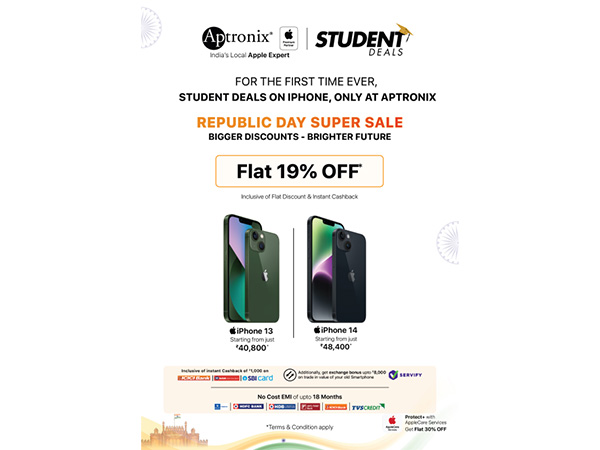 Aptronix Empowers Students with Exclusive Apple Deals for Republic Day