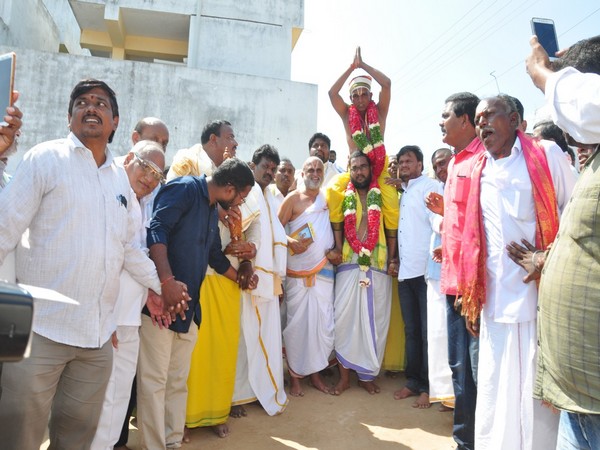 Bhadrachalam temple priest carries Dalit on shoulder during 'Munivahana Utsavam'