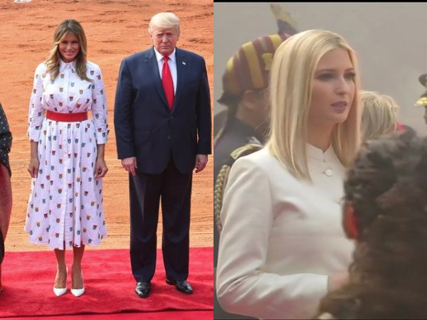 Melania, Ivanka Trump opt for shades of white on day-2 of India visit
