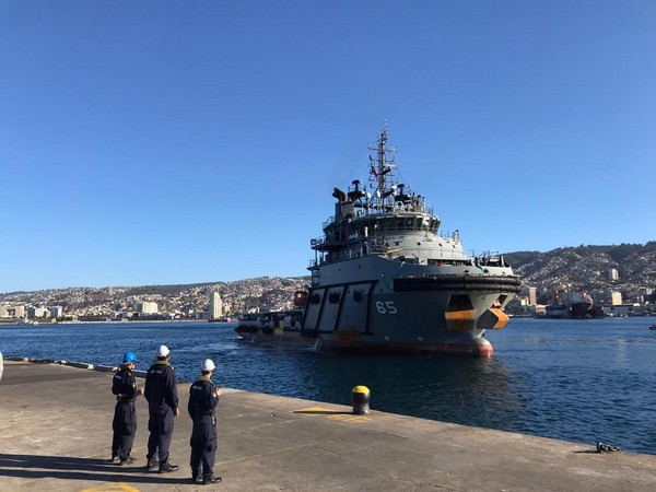 Ship built in India reaches Chile's Valparaiso Harbour
